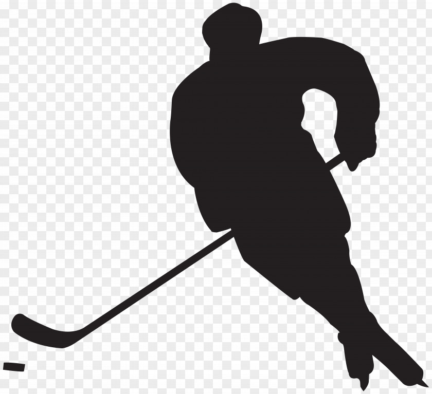 Hockey Player Silhouette Clip Art Ice PNG
