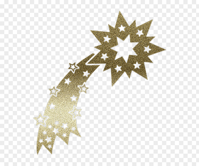 Leaf Christmas Ornament Line Star PNG