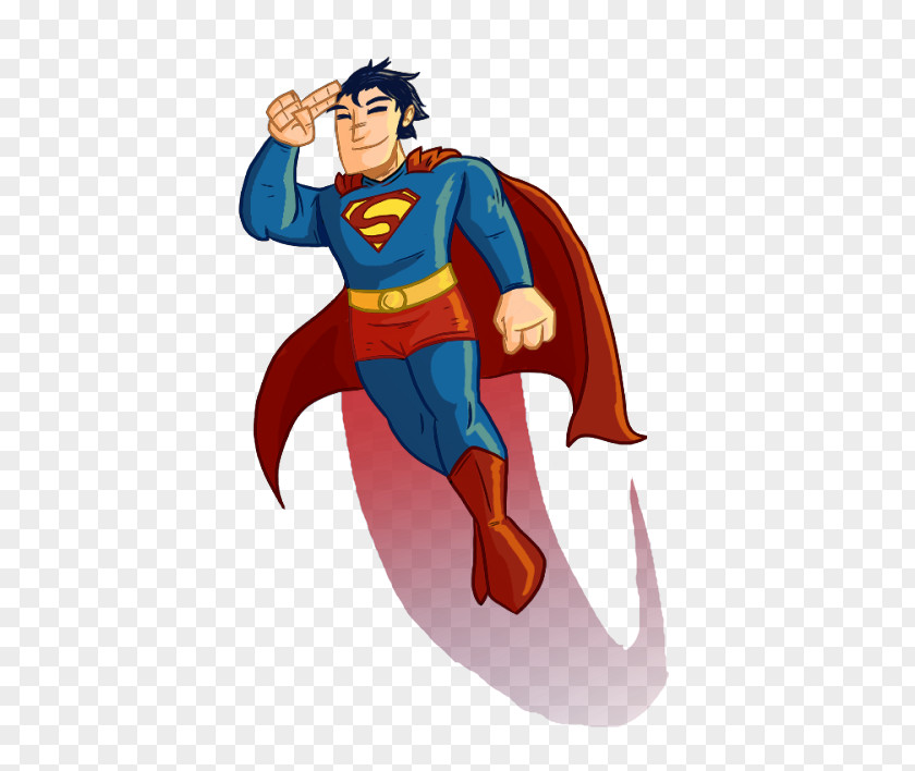 Superman Illustration Cartoon PNG
