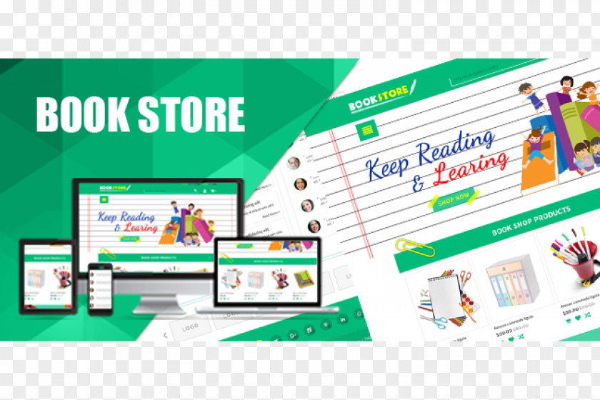 Book Store OpenCart Online Advertising Service PNG