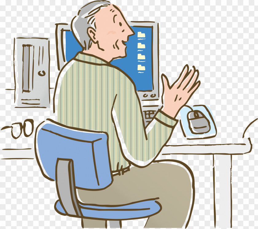 Learning The Old Man Drawing Photography Stock Illustration PNG