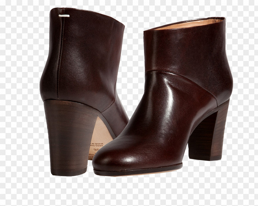 Leather Boots Riding Boot Shoe Maison Margiela Fashion PNG