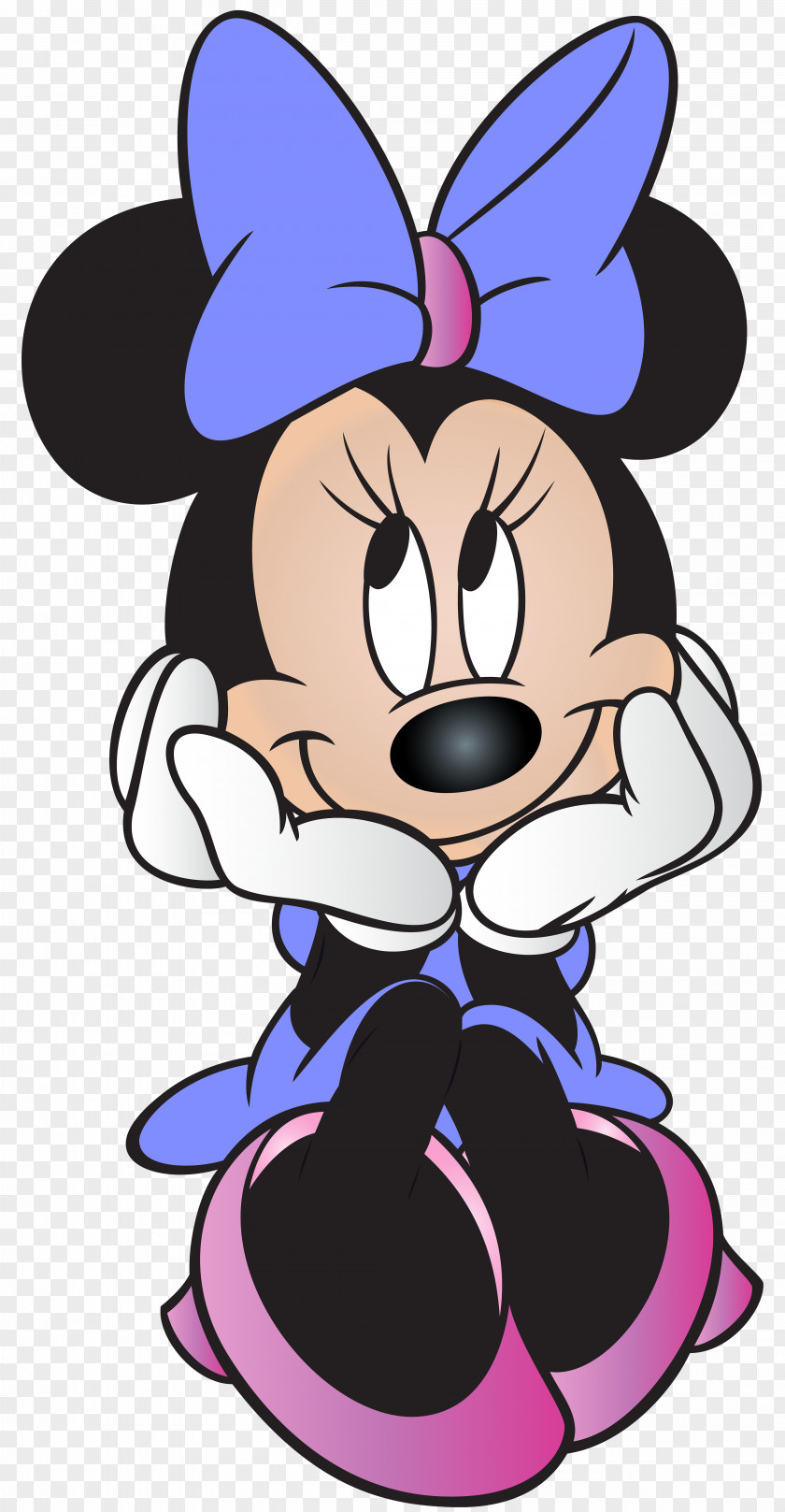 Minnie Mouse Free Clip Art Image Mickey Pluto Donald Duck Goofy PNG