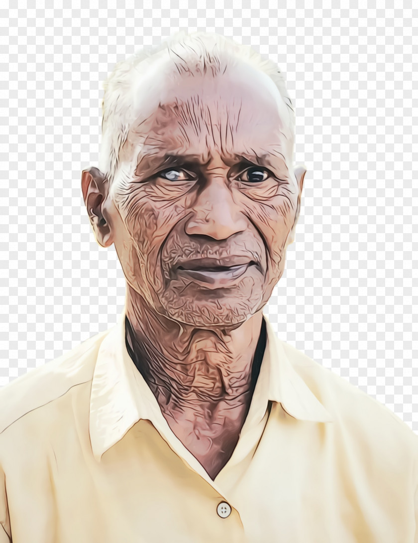 Moustache Jaw Old People PNG