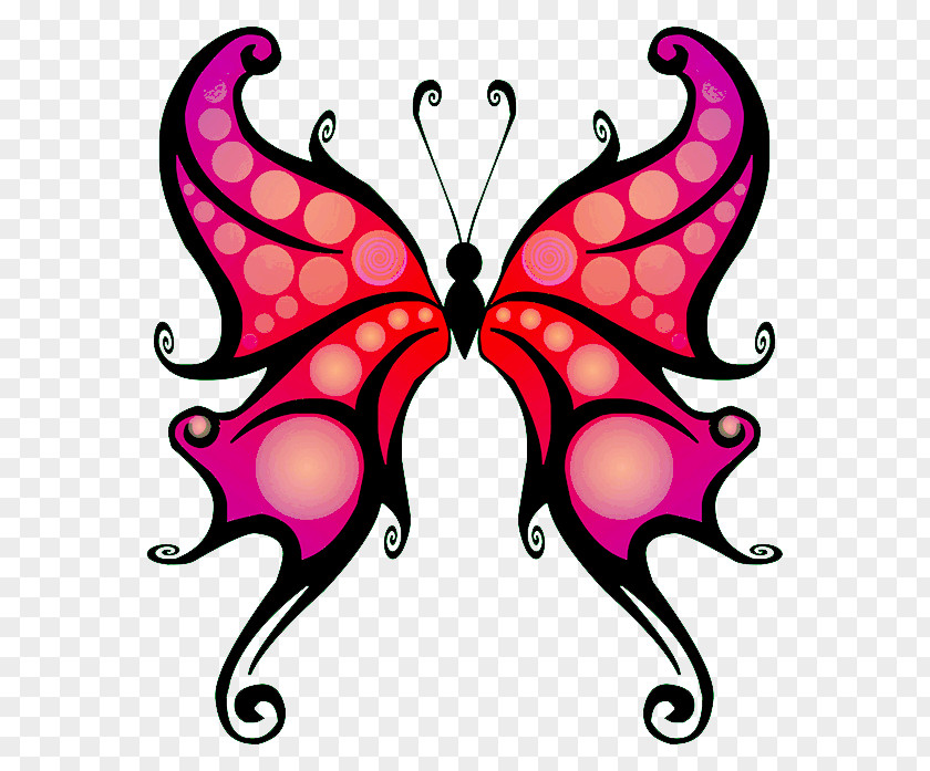 Red Butterfly Cliparts Purple Cartoon Clip Art PNG