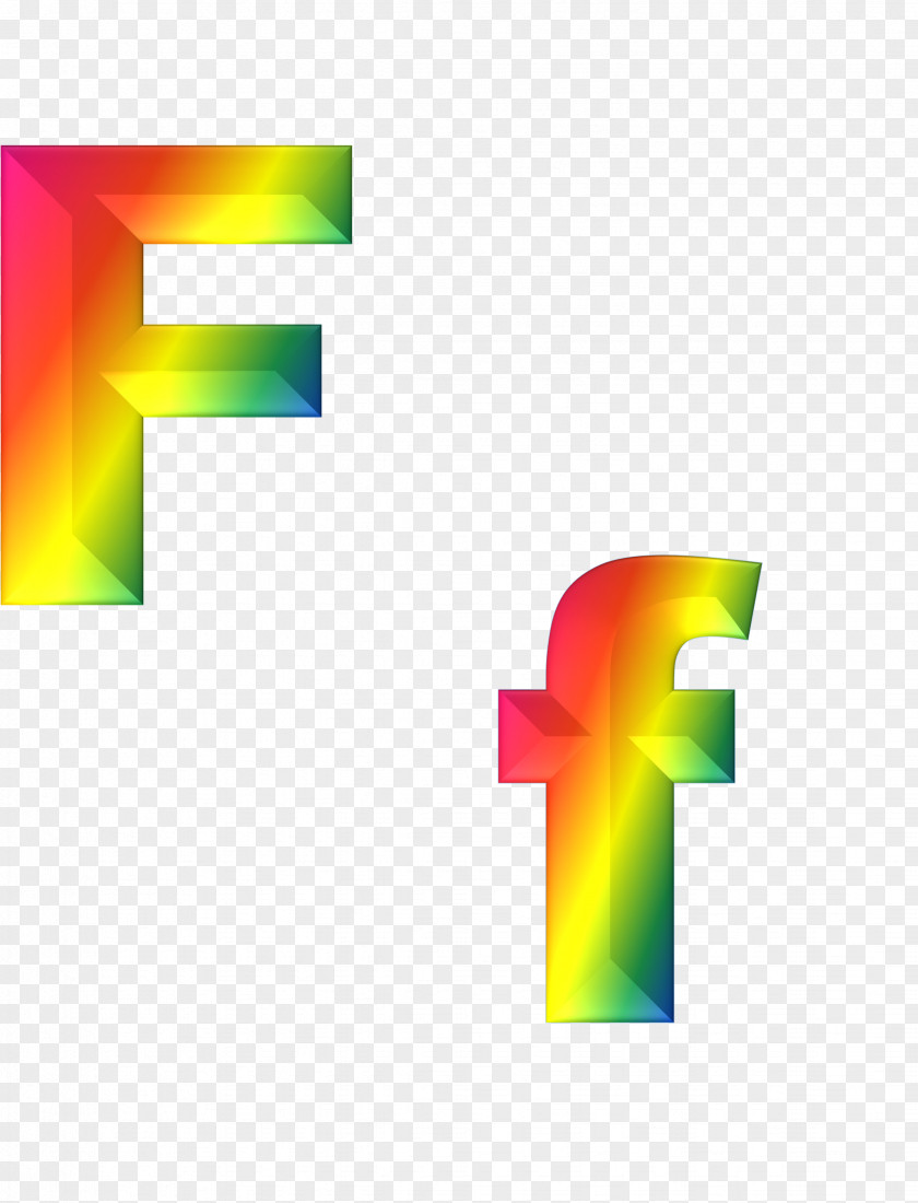 Abc Letter English Alphabet Rainbow Font PNG