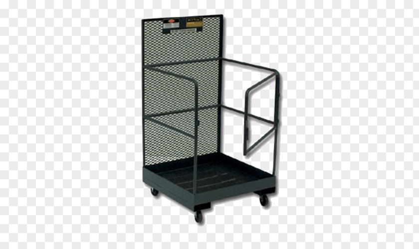 Crane Forklift Cargo Basket Cage PNG