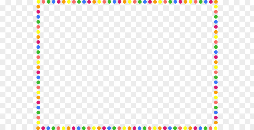 Dot Border Cliparts Polka Clip Art PNG