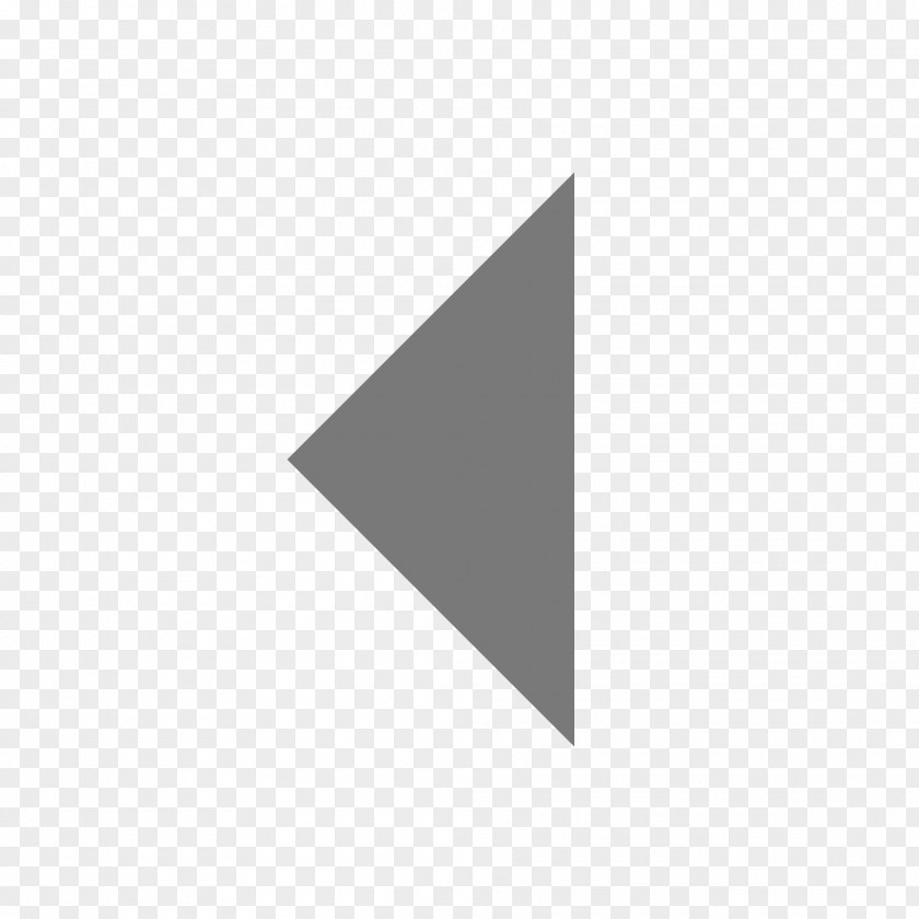 Left Arrow Printing Triangle PNG