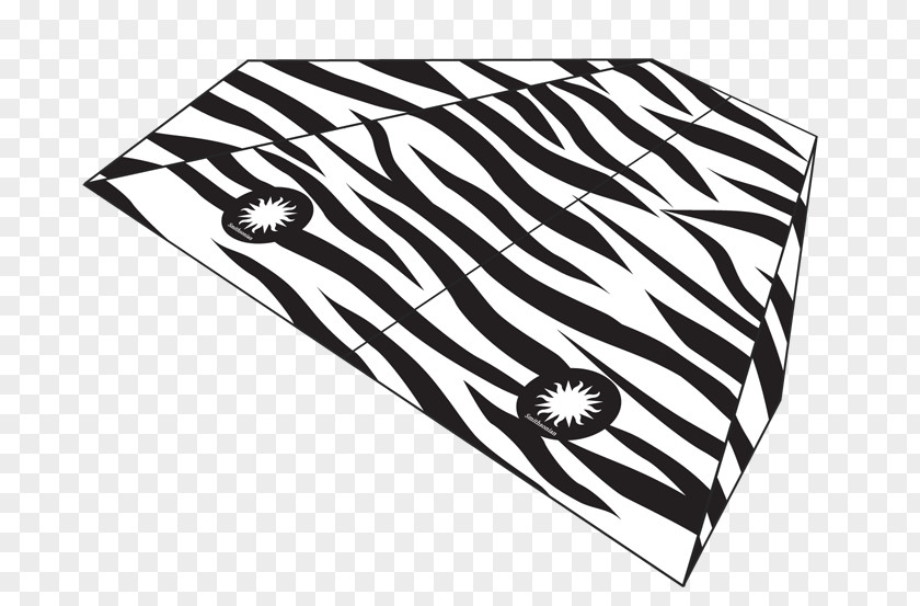 Line White Zebra Black M PNG