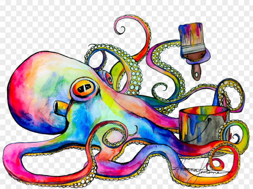 Octopus Art Cephalopod Clip PNG