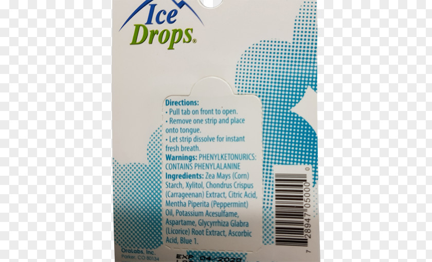 Ice Drops Breath Spray Brand Drop Milliliter Liquid PNG