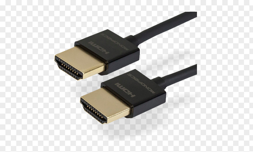 Male 1 X 19 Pin HDMI Type AMale Electrical Cable PlayStation 3 High-definition TelevisionOthers Kanex High-Speed With Ethernet A PNG