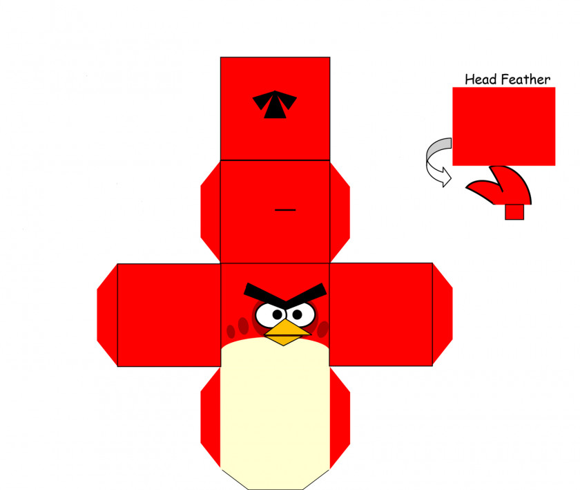 Paper Craft Angry Birds Star Wars Model Toys PNG