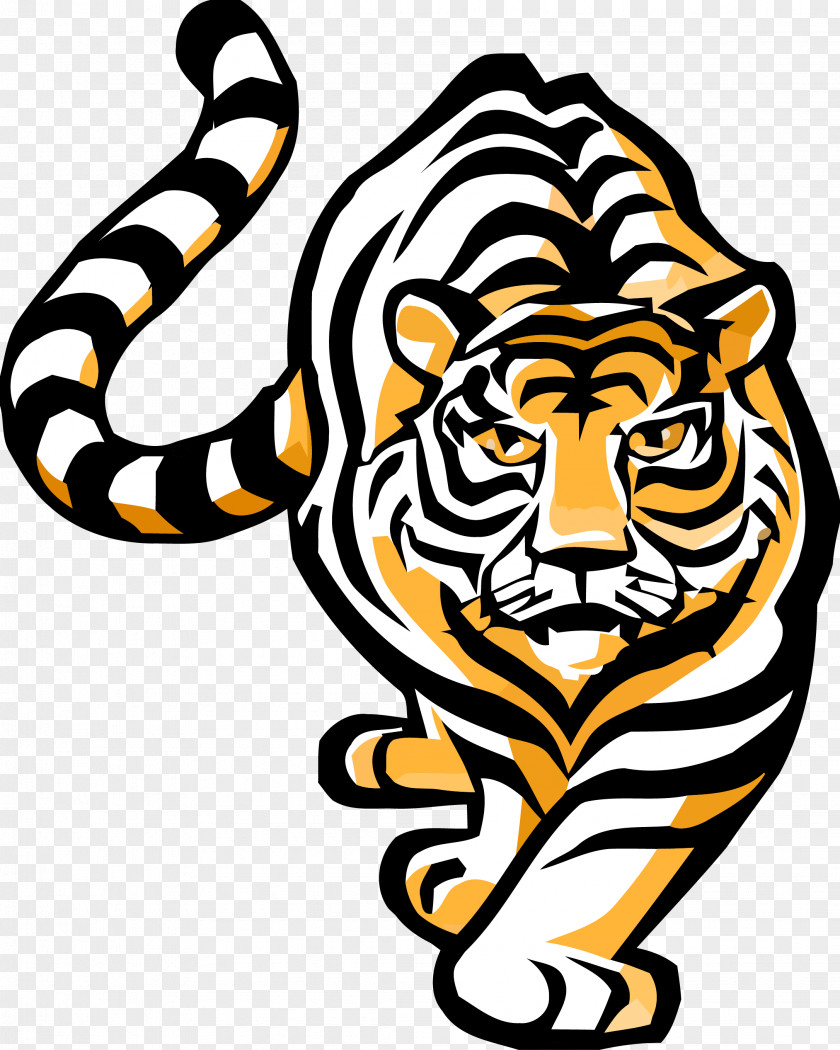 Tiger J.P. Case Middle School Williston National Secondary Clip Art PNG