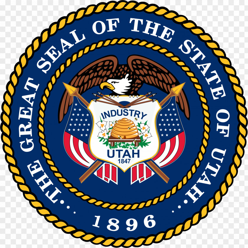 Utah Cliparts Seal Of Great The United States Flag State Legislature PNG