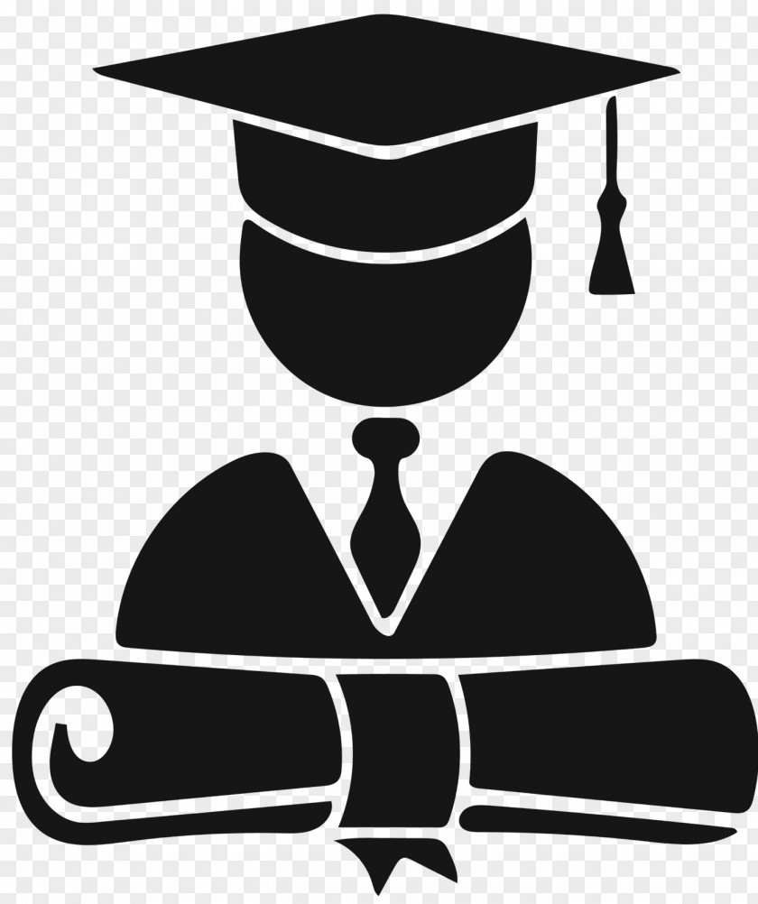 Blackandwhite Logo Graduation PNG