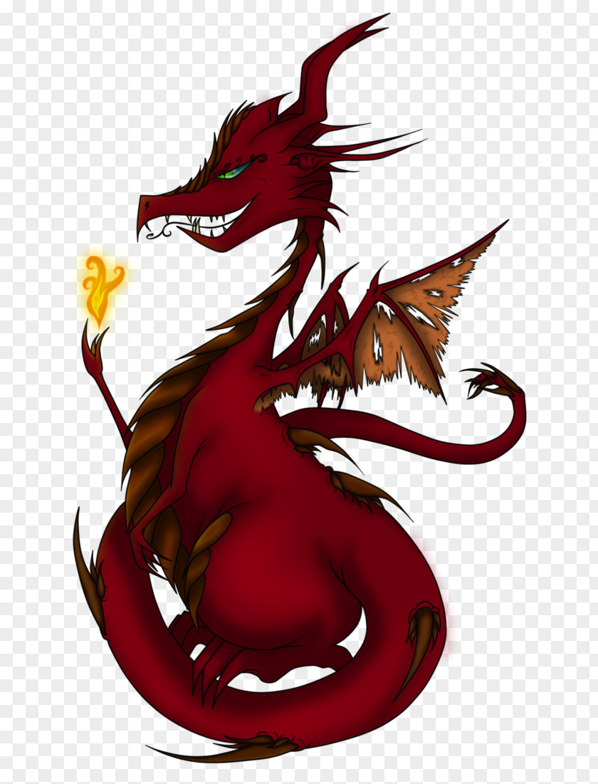 Campfire Dragon Cartoon Clip Art PNG