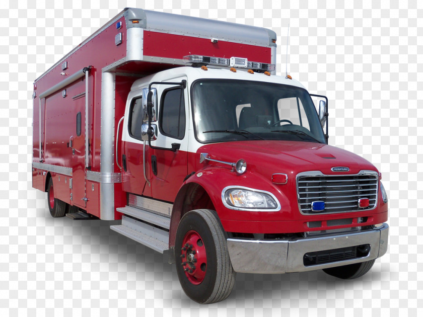 Car Truck Bed Part Emergency Service Commercial Vehicle Fire Engine PNG