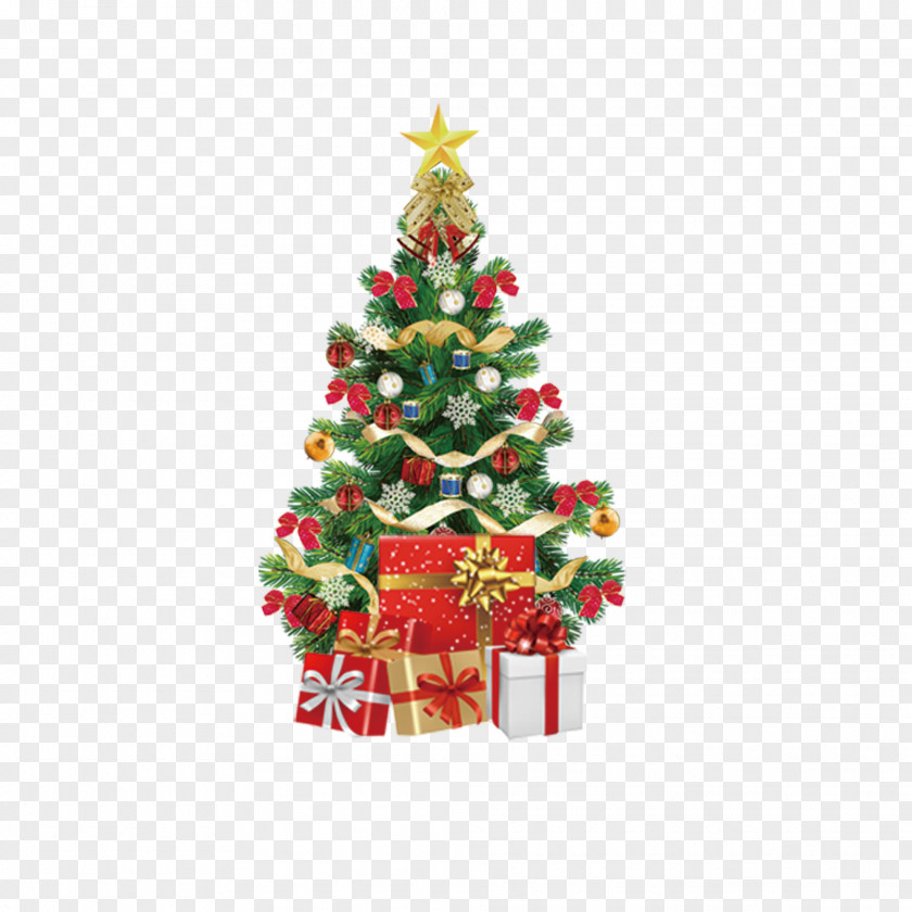Christmas Tree And Gifts Gift Taobao PNG