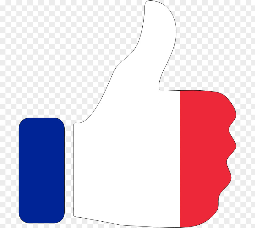 France Flag Thumb Signal Hand Finger Clip Art PNG