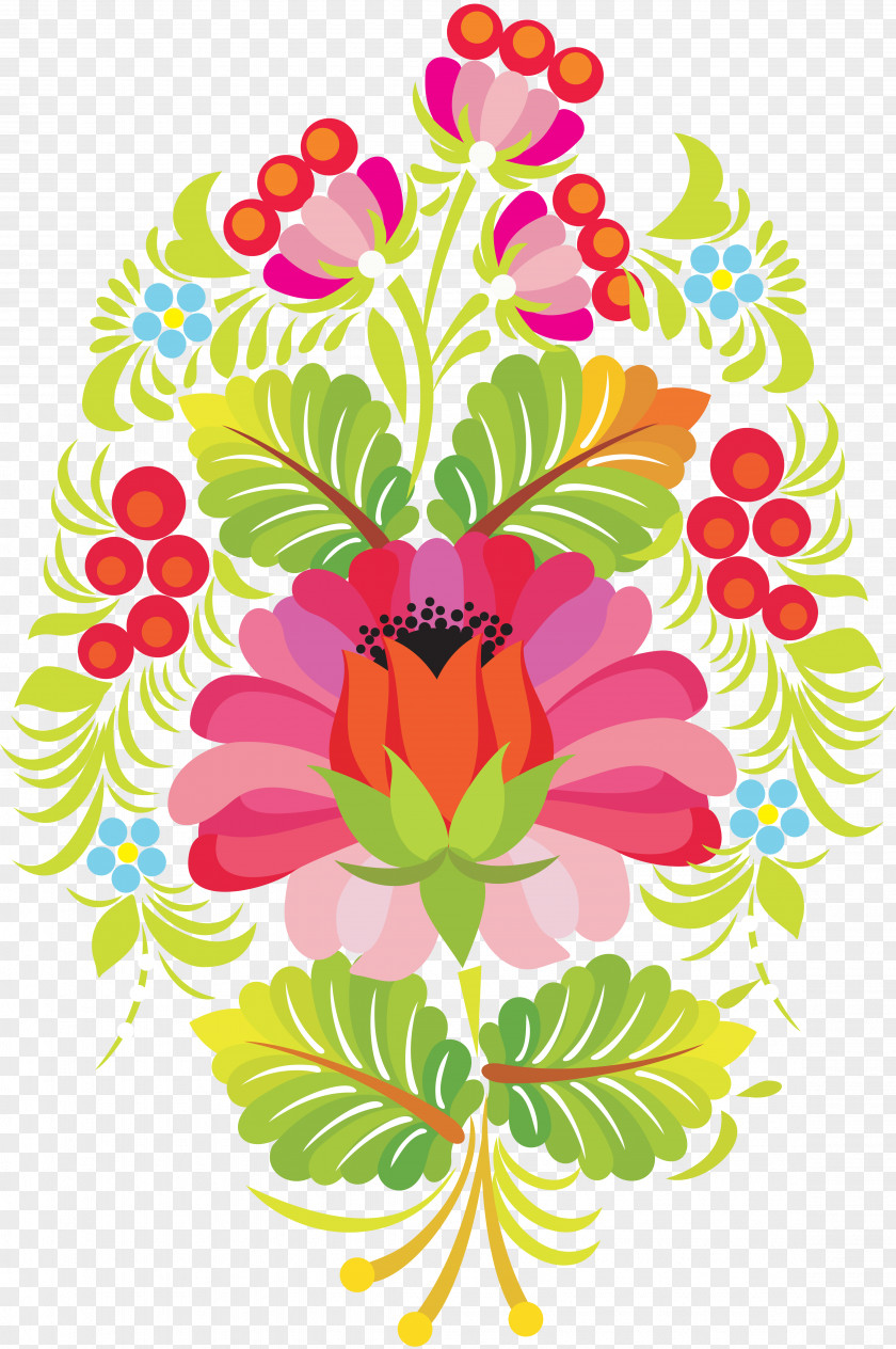 Hand Painted Azvuk.ua Flower Floral Design Clip Art PNG