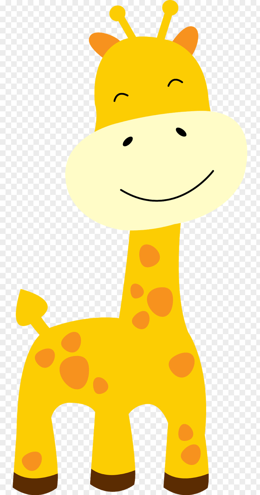 Jungle Safari Baby Giraffes Clip Art PNG
