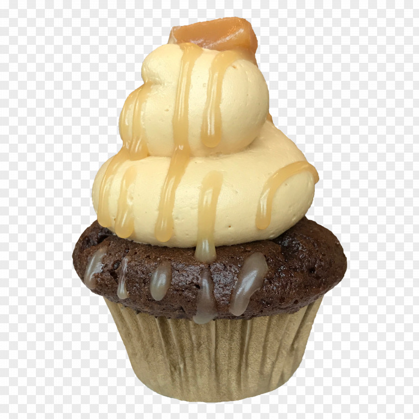 Salted Cupcake Muffin Frosting & Icing Dessert Cream PNG