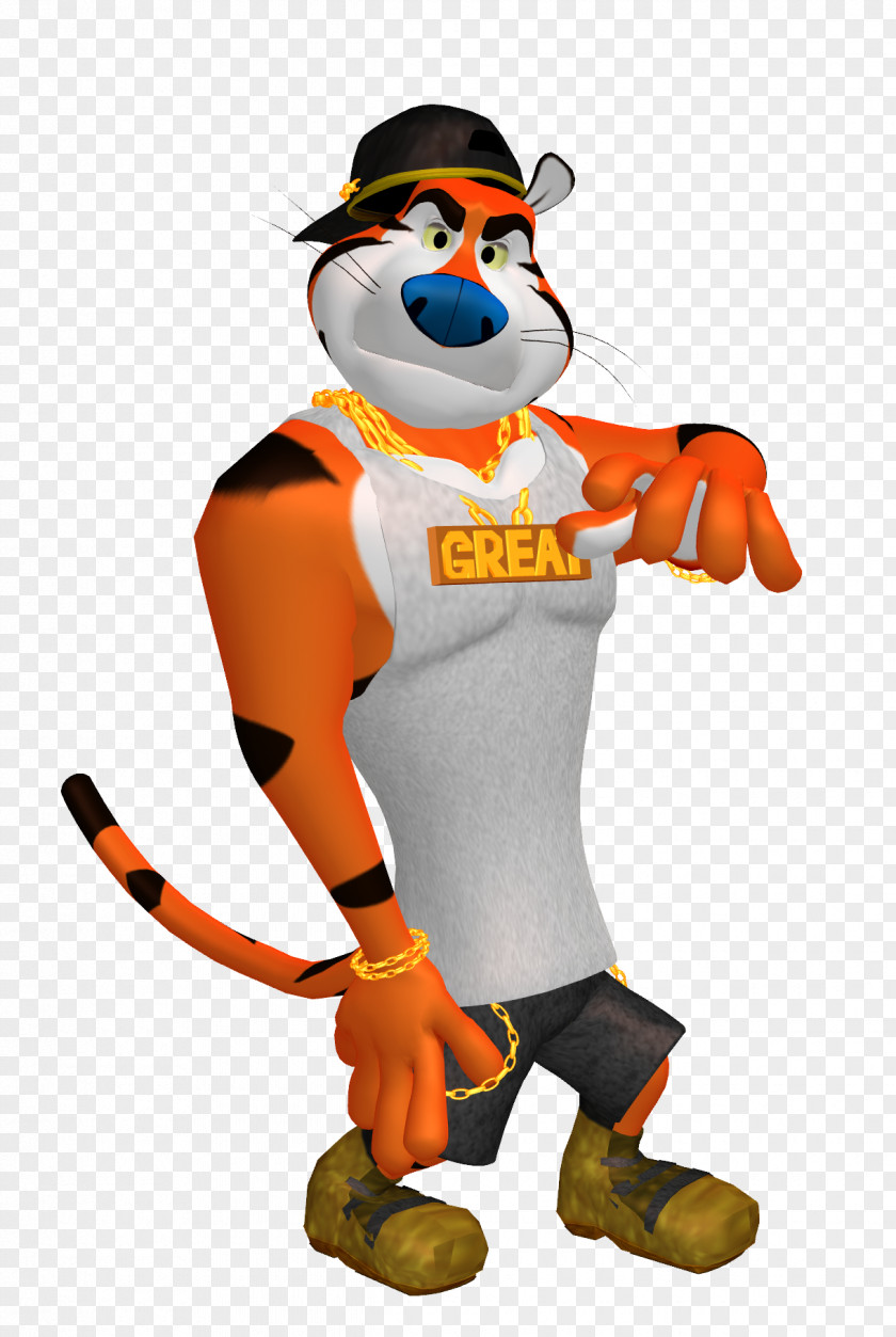 Tony The Tiger Vertebrate Character Mascot Clip Art PNG