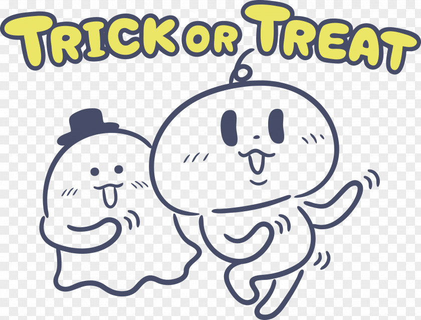 TRICK OR TREAT Happy Halloween PNG