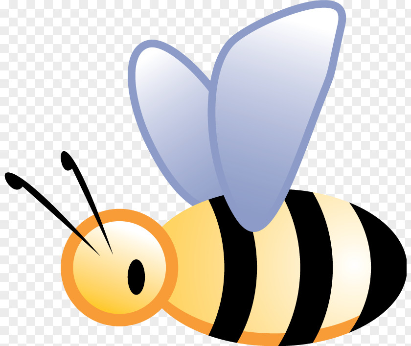 Cartoon Bee Butterfly Clip Art PNG