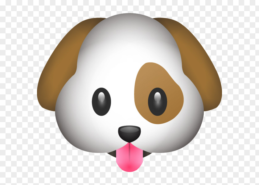 Cute Dog Puppy Poodle Emoji Emoticon Sticker PNG