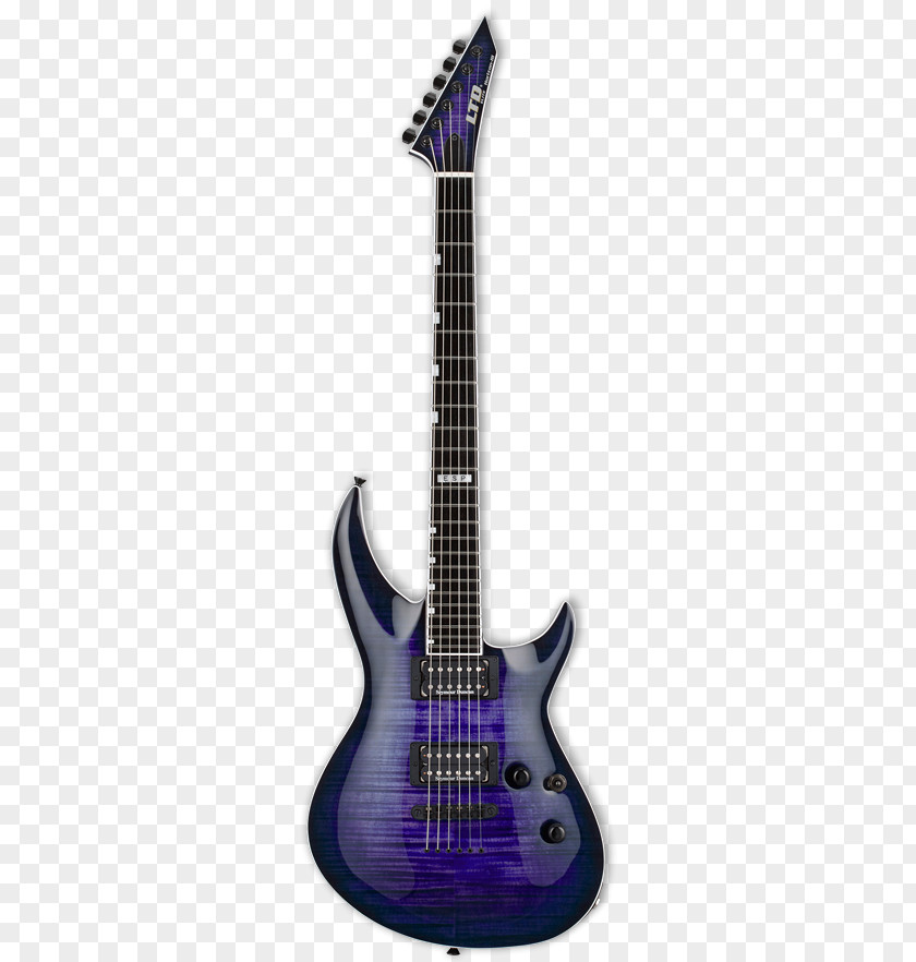 Electric Guitar ESP Horizon FR-II Seven-string LTD EC-1000 E-II Eclipse PNG
