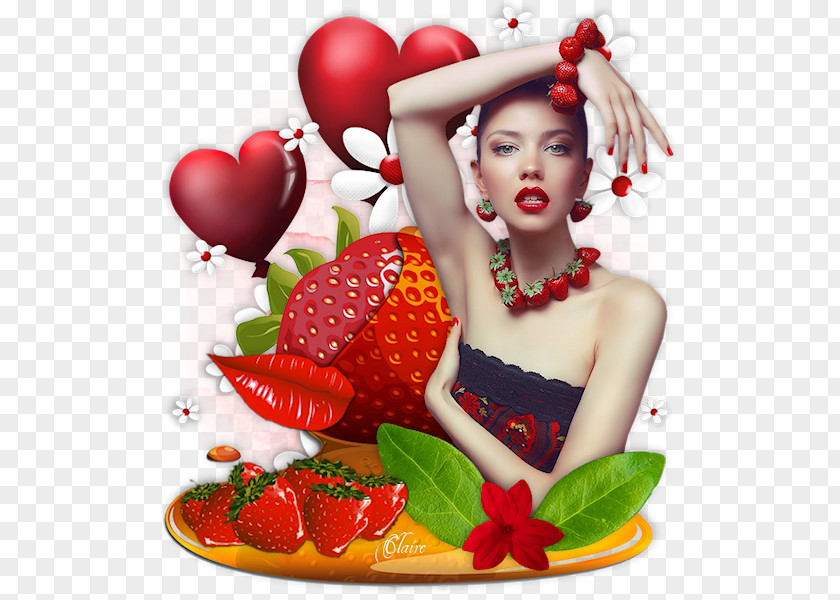 Fraise Strawberry Amorodo Party Clip Art PNG