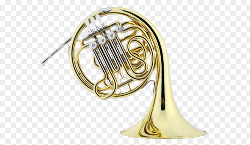 Metal Bugle Brass Instrument Musical Vienna Horn Wind PNG