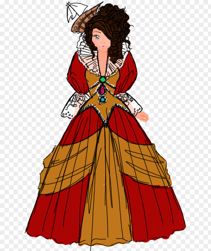 Not Today Satan Gown Costume Design Clip Art PNG