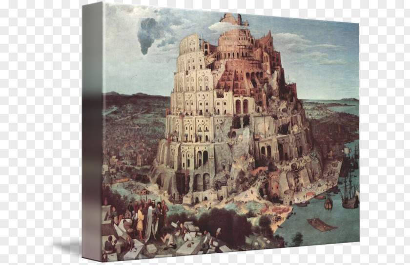 Painting The Tower Of Babel By Pieter Brueghel Kunsthistorisches Museum PNG