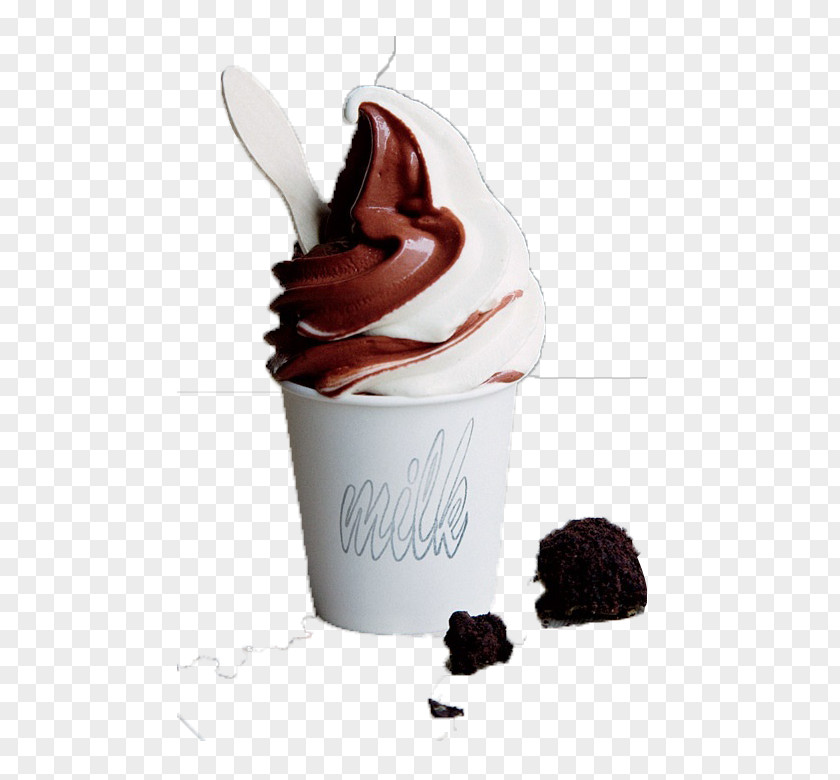 Chocolate Ice Cream New York City Sundae Frozen Yogurt PNG