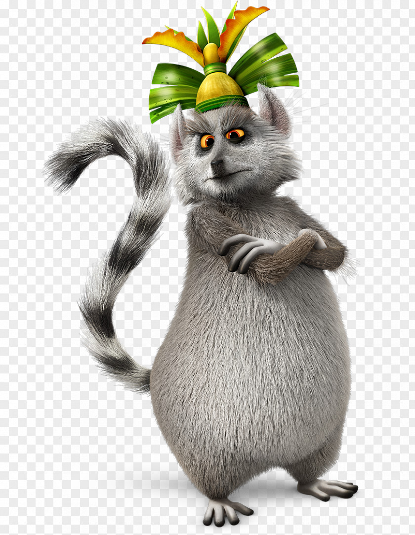 Madagascar Penguins Uncle King Julien XII Mort Lemur PNG