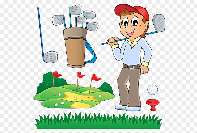 Play Golf Club Cartoon PNG