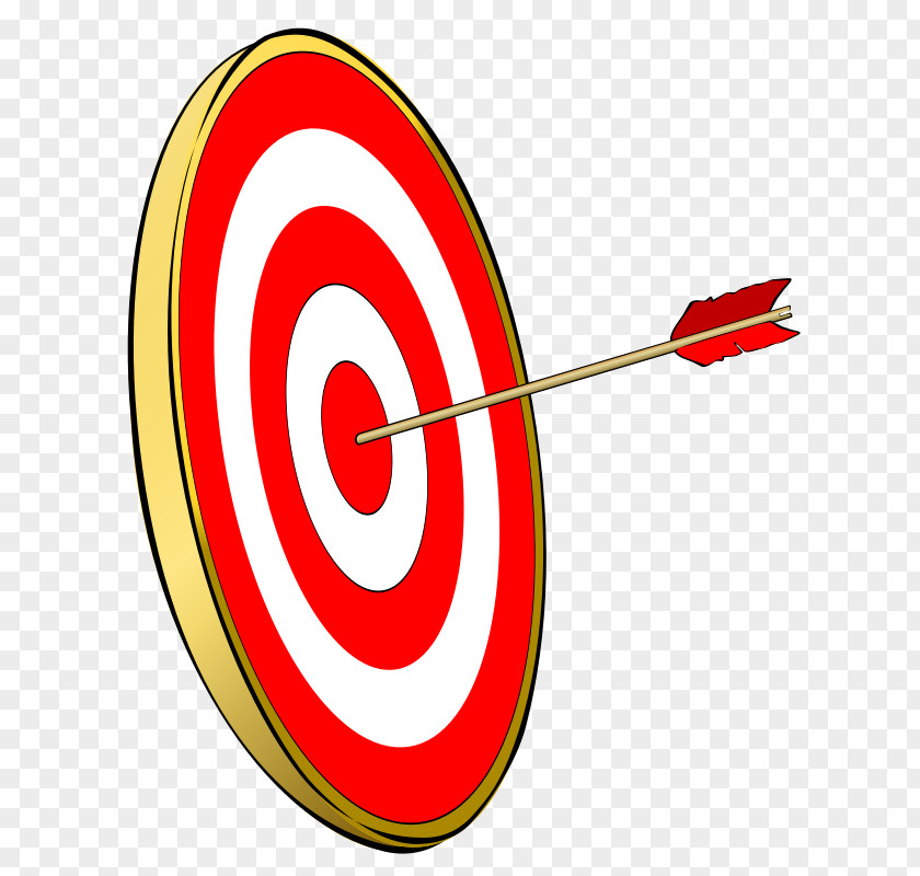 Red Bulls Eye Bullseye Animation Archery Shooting Target Clip Art PNG