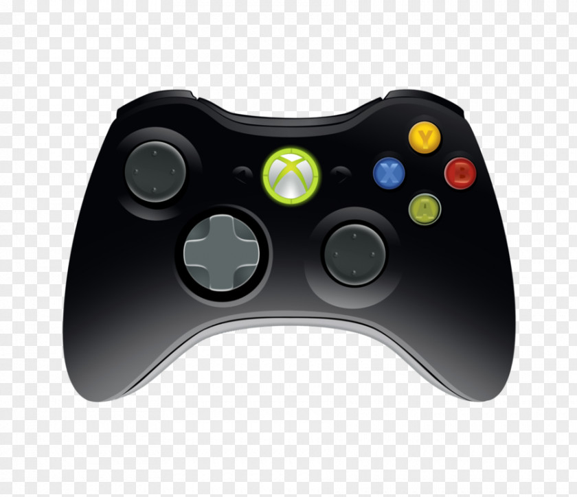 Xbox 360 Controller Black One GameCube PNG
