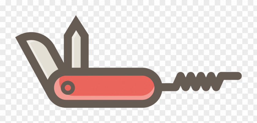 Vector Cartoon Painted Knife Drawing Clip Art PNG