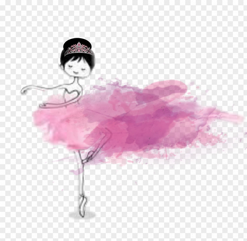 Watercolor BALLET Drawing Painting Fashion Illustration PNG