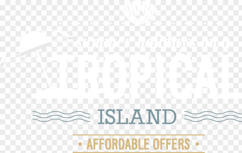 Island Travel Poster Paper Logo Brand Font PNG