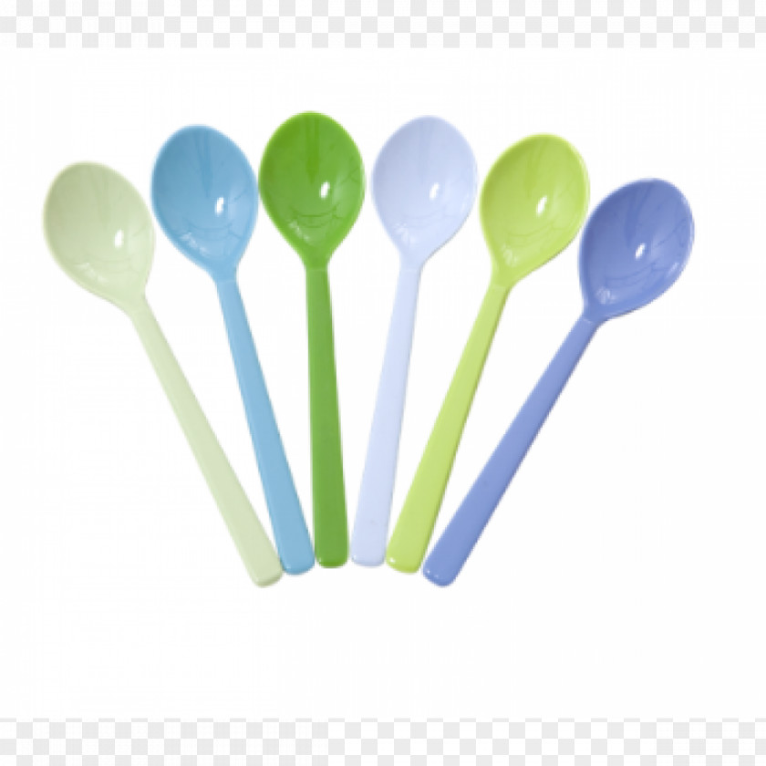 Spoon Melamine Blue Bowl Green PNG
