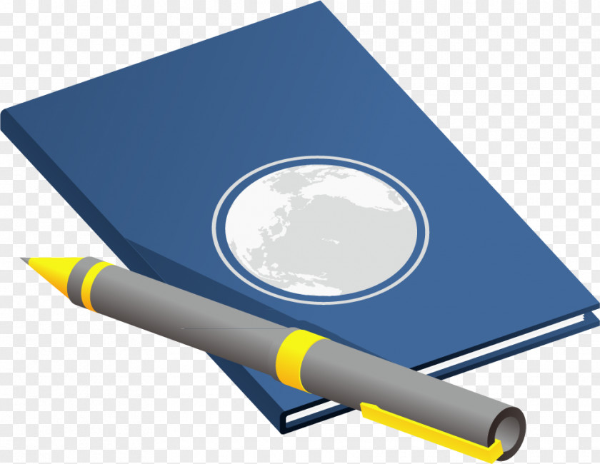 Book And Pen Fountain Ballpoint PNG