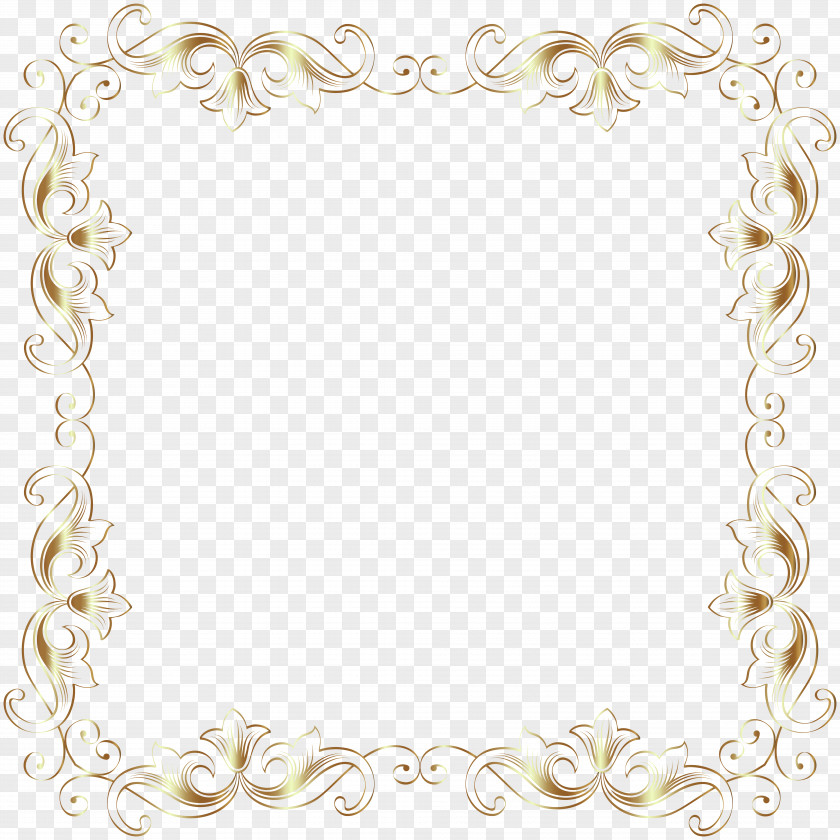 Border Frame Transparent Clip Art Picture PNG