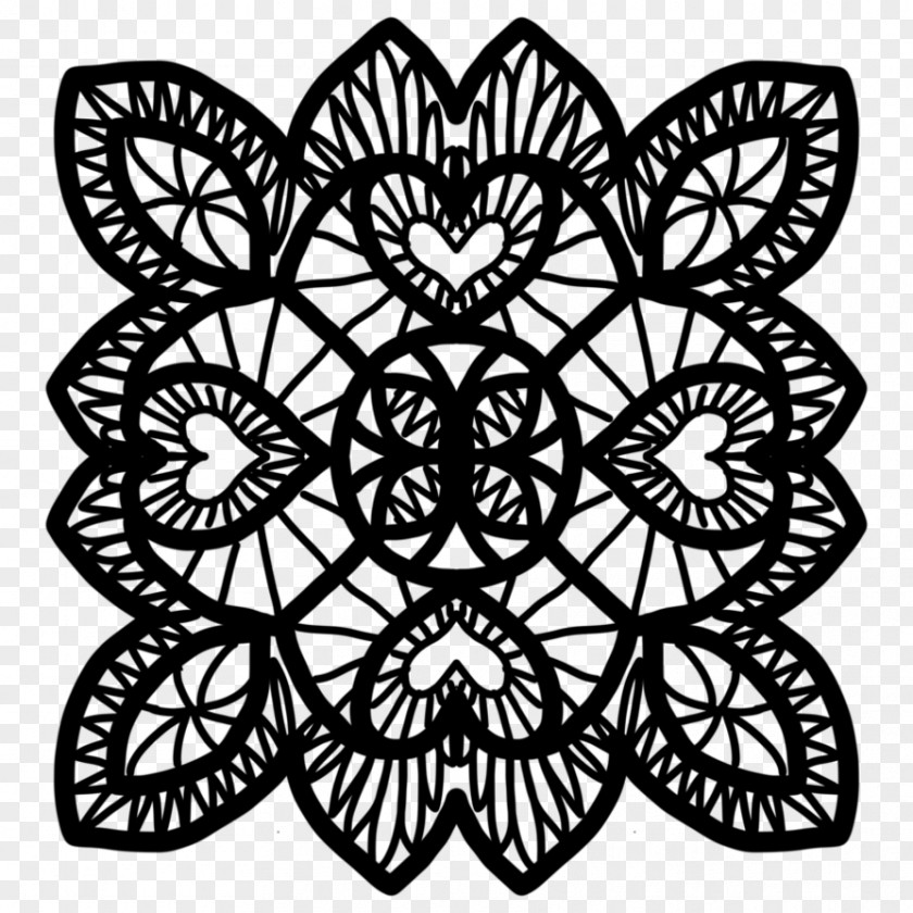 Design Doily Lace Pattern PNG