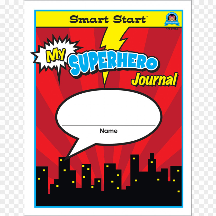 Hero Superhero Smart Start Gr 1-2 Journal Vertical Format Text Image PNG